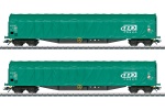 Märklin 47164 H0 Schiebeplanenwagen Rils, SNCB 2er-Set 