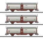 Märklin 47303 H0 Schiebedach-/ Schiebewandwagen, SJ 3er-Set 