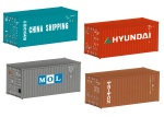 Märklin 76553 H0 Container 20ft. Fertigmodell 4er-Set 