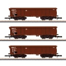 Märklin 86682 Spur Z Rolldachwagen Tams 886, DB 3er-Set 