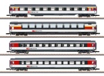 Märklin 87663 Spur Z Reisezugwagen Typ EW IV, SBB 4er-Set 