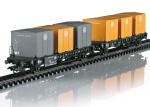 Märklin 46661 H0 Behälter-Transportwagen-Paar Laabs, DB 