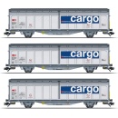 Märklin 48015 H0 Schiebewandwagen Hbbillns SBB 3er-Set 