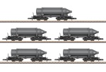 Märklin 82092 Spur Z Carbid-Flaschenwagen, DB 5er-Set 