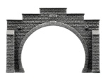 NOCH 34852 N Tunnel-Portal 2-gleisig, 12,3 x 8,5 cm 