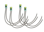 NOCH 51275 micro-rooms Einfach-LED, warm-weiß (4 Stück) 