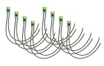 NOCH 51276 micro-rooms Einfach-LED, warm-weiß (8 Stück) 