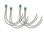NOCH 51280 micro-rooms Doppel-LED, kalt-weiß (4 Stück) 