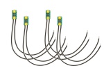 NOCH 51285 micro-rooms Doppel-LED, warm-weiß (4 Stück) 