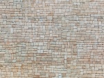 NOCH 56642 H0 3D-Kartonplatte Kalksteinmauer, beige 
