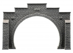 NOCH 58052 H0 Tunnel-Portal 2-gleisig, 21 x 14 cm
