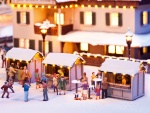 NOCH 65610 H0 Kombi-Set „Auf dem Weihnachtsmarkt“ 