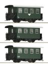 Roco 34100 H0e Schmalspur-Spantenwagen, ÖBB 3er-Set 
