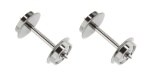 Roco 40180 H0 Radsatz DC, Ø 10 mm, Länge 23,8 mm (2er-Set) 