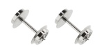 Roco 40183 H0 Radsatz AC, Ø 11 mm, Länge 23,8 mm (2er-Set) 