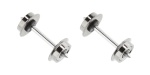 Roco 40197 H0 Radsatz DC, Ø 9 mm, Länge 24,75 mm (2er-Set) 