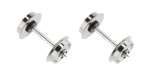 Roco 40199 H0 Radsatz DC, Ø 11 mm, 2er-Set 