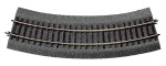 Roco 42522 H0 Gebogenes Gleis R2 mit Bettung 