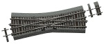 Roco 42546 H0 Einfache Kreuzungsweiche 15° mit Bettung 