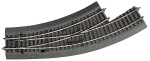 Roco 42556 H0 Bogenweiche links, R2/R3 mit Bettung 