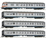 Roco 6200163 H0 Nahverkehrswagen „Silberling“, DB 4er-Set