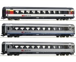 Roco 74022 H0 EuroCity-Wagen EC 7, SBB 3er-Set 