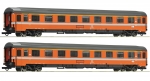 Roco 74033 H0 Eurofima-Schnellzugwagen für den EC „Mont Cenis“ 2er-Set