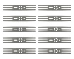 Roco 96204 H0 Radkontakt neuer Schnitt (10 Stück) 
