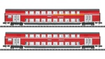 Minitrix 11148.2 N Doppelstockwagen, DB AG 2er-Set 