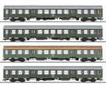 Trix 23180 H0 Personenwagen Halberstädter Mitteleinstiegswagen, DR 4er-Set