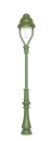 Viessmann 6011 H0 Einheits-Gaslaterne, grün, LED warmweiß 