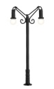 Viessmann 6015 H0 Nostalgische Leuchte, zweiflammig, 2 LEDs warmweiß
