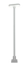 Viessmann 63641 H0 Bahnsteigleuchte mit Kontaktstecksockel, 2 LEDs weiß