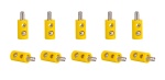Viessmann 6870 Querlochstecker gelb (10 Stück) 