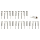 Viessmann 6044 Adapterstift für Verteilerleiste, 25 Stück 